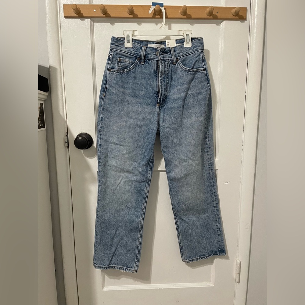 Denim Forum The Pin-Up Super High Straight Jeans 26x24L